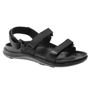 Birkenstock Kalahari Rugged Slides Hiking Sandals Black Birko-Flor Women 9 EU 40